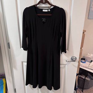 Susan Graver- Black, Liquid Knit dress, Size Small